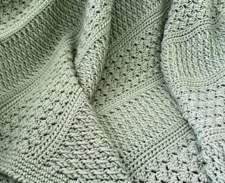 Field and Forest Crochet Throw Pattern – Textured Afghan PDF