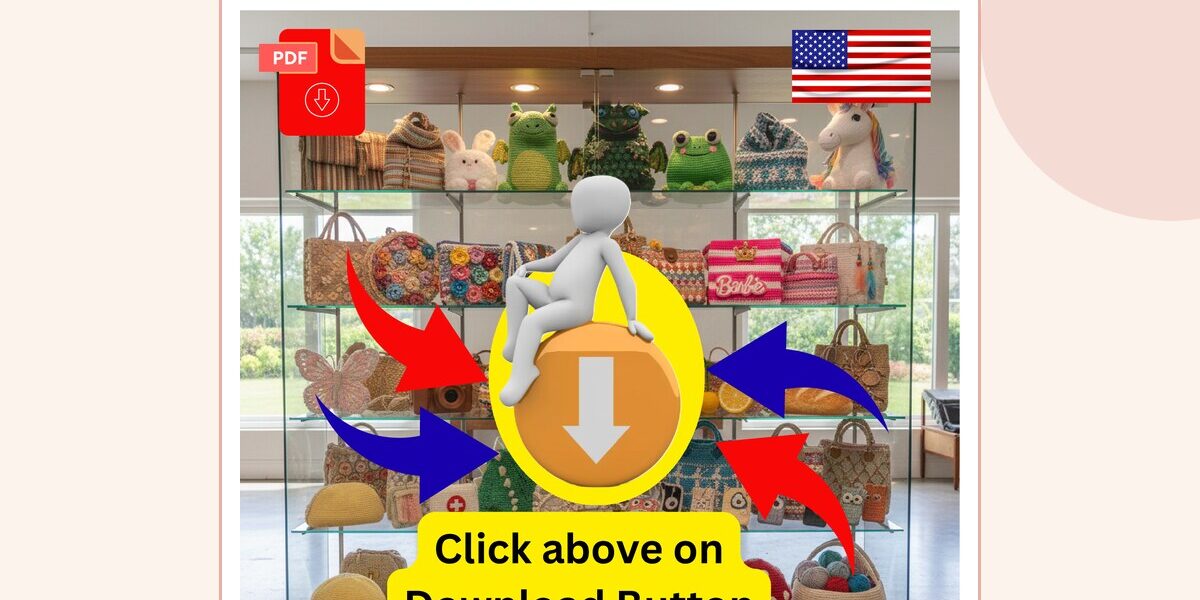 99 Crochet Bag Patterns Bundle – Tote, Purse & Handbag PDF