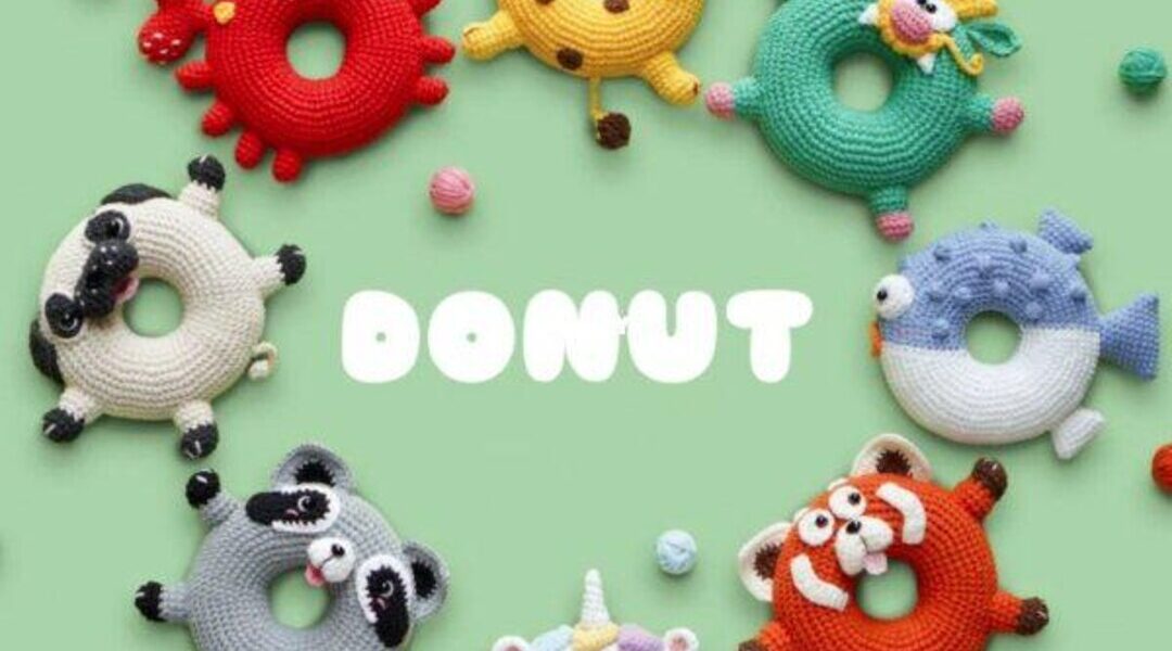 8-in-1 Donut Animal Crochet Pattern Bundle