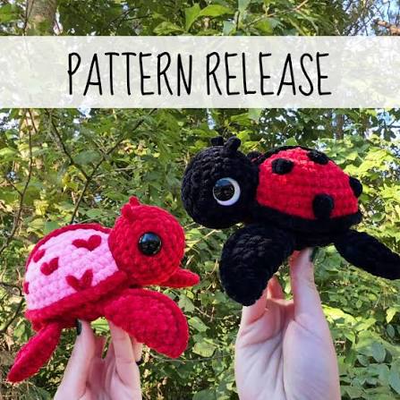 Ladybug Love Bug Turtle-Happy Turtle Crochet