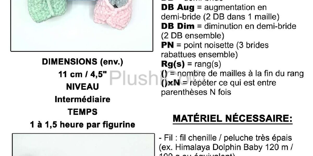 No-Sew Sleeping Animal Crochet Pattern PDF – 3-in-1 Set